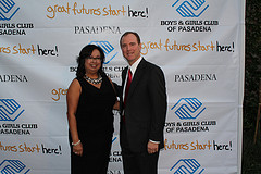 Rep. Schiff with Rachel Estrada, Executive Director Boys & Girls Club of Pasadena