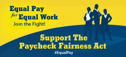 Equal Pay for Equal Work - Share on Facebook
