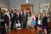 Sen. Alexander meets with students from St. George’s Independent School in Memphis during their trip to Washington. 