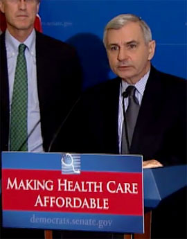 Jack Reed speaks about affordable health care