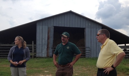 Rep. Larry Kissell Visits Bishop Farm in Anson County