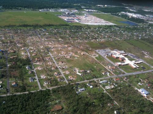 Billy tours Joplin by helicopter after the tornado