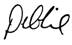 Debbie Wasserman Shultz's Signature