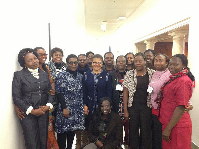 Meeting with the U.S. Department of State's International Visitor Leadership Program delegation of African women