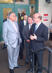 Sec. of Transportation Ray LaHood in Worcester