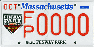 MA License Plate