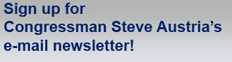 Sign up for Congressman Steve Austria's e-mail newsletter!