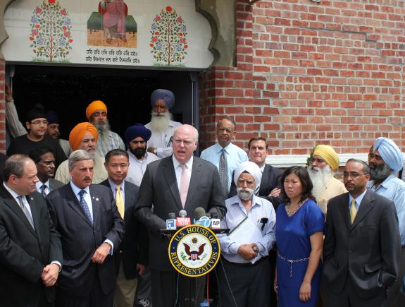Rep. Crowley, Elected Officials Stand With NYC’s Sikh Community in Wake of Wisconsin Tragedy 
