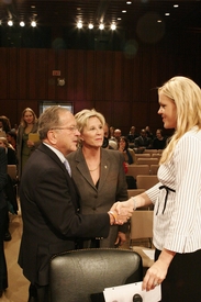 Chairman Stevens Meets Jennie Finch 