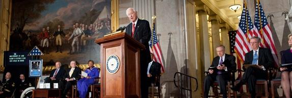 Chairman Hall Honors Astronaut Recipients of Congressional Gold Medal