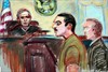 Jose Padilla, in a courtroom sketch from 2006. REUTERS Stringer