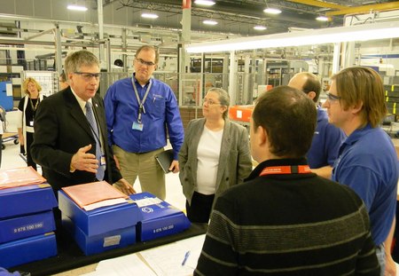 Rep. Kissell Hears about Economy at Turbomeca Manufacturing in Monroe