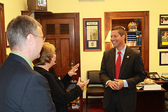 06-28-12 Congressman Duffy with representatives from Baxter Healthcare Corporation