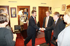 06-27-12 Congressman Duffy with representatives from Domtar Paper Company