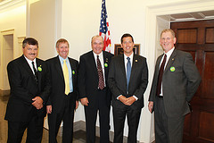 07-18-12 Congressman Duffy with representatives from the Wisconsin Corn Growers