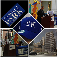 November 8, 2012 - Congressman Higgins Joins Roswell Park to Announce a $1.5 Million Donation from New Era Toward Construction of a New Clinical Sciences Center