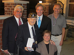 November 11, 2012 - Congressman Higgins Presents Bronze Star to WWII Veteran Michael Davidovich