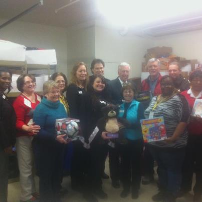 Photo: Today, I visited the Charles County Children's Aid Society and delivered toys for their annual Christmas Connection, a wonderful program that provides children in need with Christmas toys and gifts. While I was there, I toured their warehouse and learned about the assistance they provide to families in need. Please consider donating clothing, toys, and other gifts this holiday season.