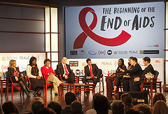 Congresswoman Lee on a Panel Discussing Strategies to End HIV/AIDS