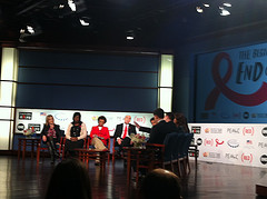 Congresswoman Barbara Lee at the ONE (RED) Panel