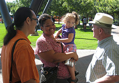 Rep. McNerney and attendees at Black Family Day in Stockton on September 3, 2012.