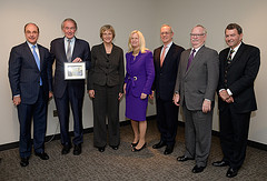 Nov. 5, 2012: Rep. Markey receives Champion of Science Award from Presidents of Museum of Science, Harvard University, Northeastern University, MIT, and Boston University