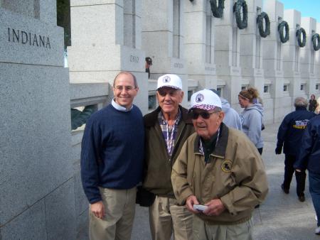 Boustany Talks with Veterans at the World War II Memorial