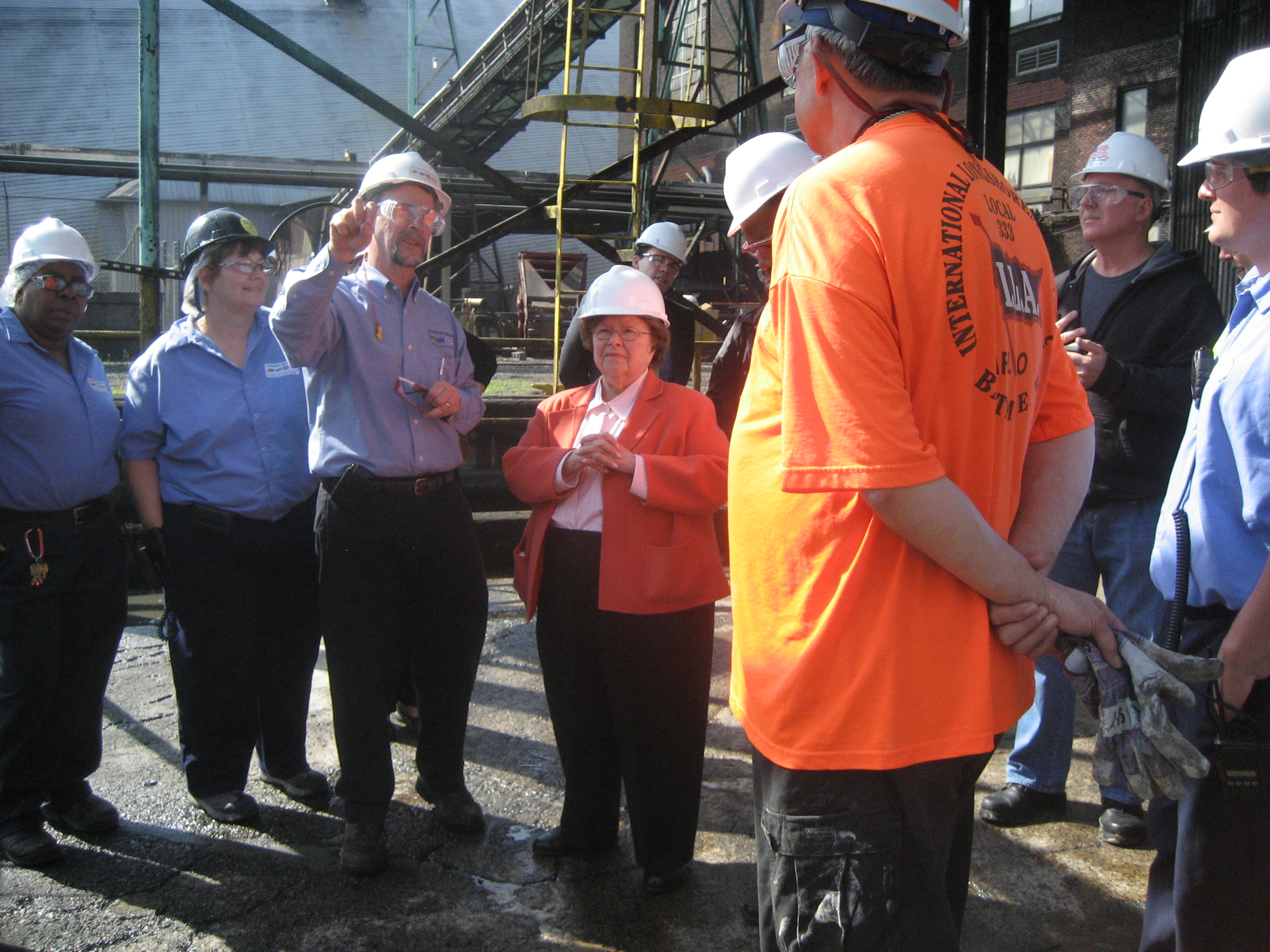 Mikulski Tours Domino Sugar in Baltimore to Support Manufacturing Jobs