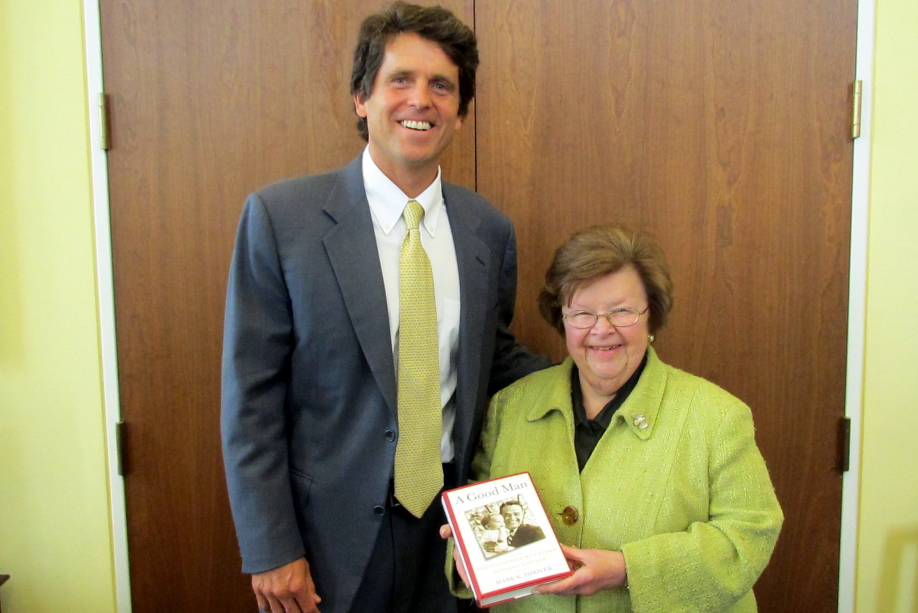 Mikulski Discusses Social Injustice with Mark Shriver