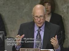Senator Roberts’ Opening Statement at Ag Hearing on MF Global and Futures Markets