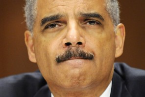 REFILE - CORRECTING HOUSE COMMITTEE IN SECOND SENTENCE    U.S. Attorney General Eric Holder testifies before the Senate Judiciary Committee on Capitol Hill in Washington in this June 12, 2012 file photo. The House Oversight and Government Reform Committee plans to vote on June 20, 2012 on charging Holder with contempt of Congress. The move comes after the Justice Department asked the White House to exert executive privilege and thus prohibit the release of some documents to the panel concerning oversight of a failed gun-running investigation.   REUTERS/Jonathan Ernst/Files    (UNITED STATES - Tags: POLITICS CRIME LAW MILITARY MEDIA HEADSHOT)