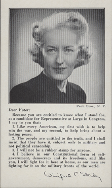 Winifred Stanley Postcard, 1944