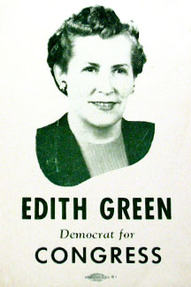 Edith Green Notepad, 1954