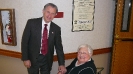 Rep Herger with Mary Harris, a resident at Canyonwood Nursing and Rehab Center in Redding