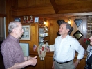 Rep Herger with Lee Ogden, the owner of the McCloud B&B / Hotel