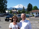 Rep Herger with Jennifer Malone, the director of the McCloud Healthcare Clinic