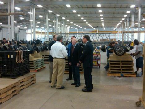 Senator Kohl visits Whitefield Industrial Coatings in Oshkosh