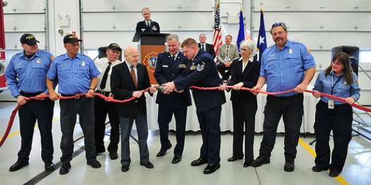 Kohl Joined Truax Fire Department Dedication Ceremony in Madison