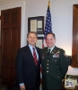 Rep. Herger and Col. Thomas Chapman, head of the Sacramento District of the Army Corps of Engineers