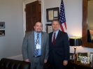 Rep. Herger meets with Adrian Lopez of the Yuba Community College District