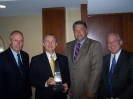 Rep. Herger is presented with the 2010 Freedom and Prosperity Award by the Mason Contractors Assn