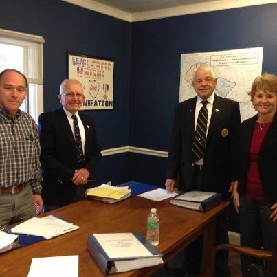 Photo: Thank you to our panelists, Mike Patterson, Bill Caster, Tom Allen and Melody Lutz, for helping out with our Academy nomination interviews. Good luck to all those interviewing with my office today!