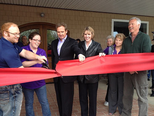 April 21, 2012 - Congressman Higgins Attends the Ribbon Cutting for 21 Brix Winery 