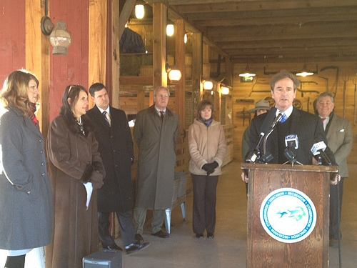 January 9, 2012 - Congressman Higgins Joins the Buffalo Zoo and the Buffalo and Erie County Historical Society to Announce a $5,500 Grant Creating an Education Program on the Erie Canal