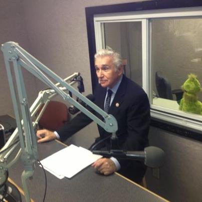 Photo: Talking with Bob Joseph on WNBF in Binghamton.