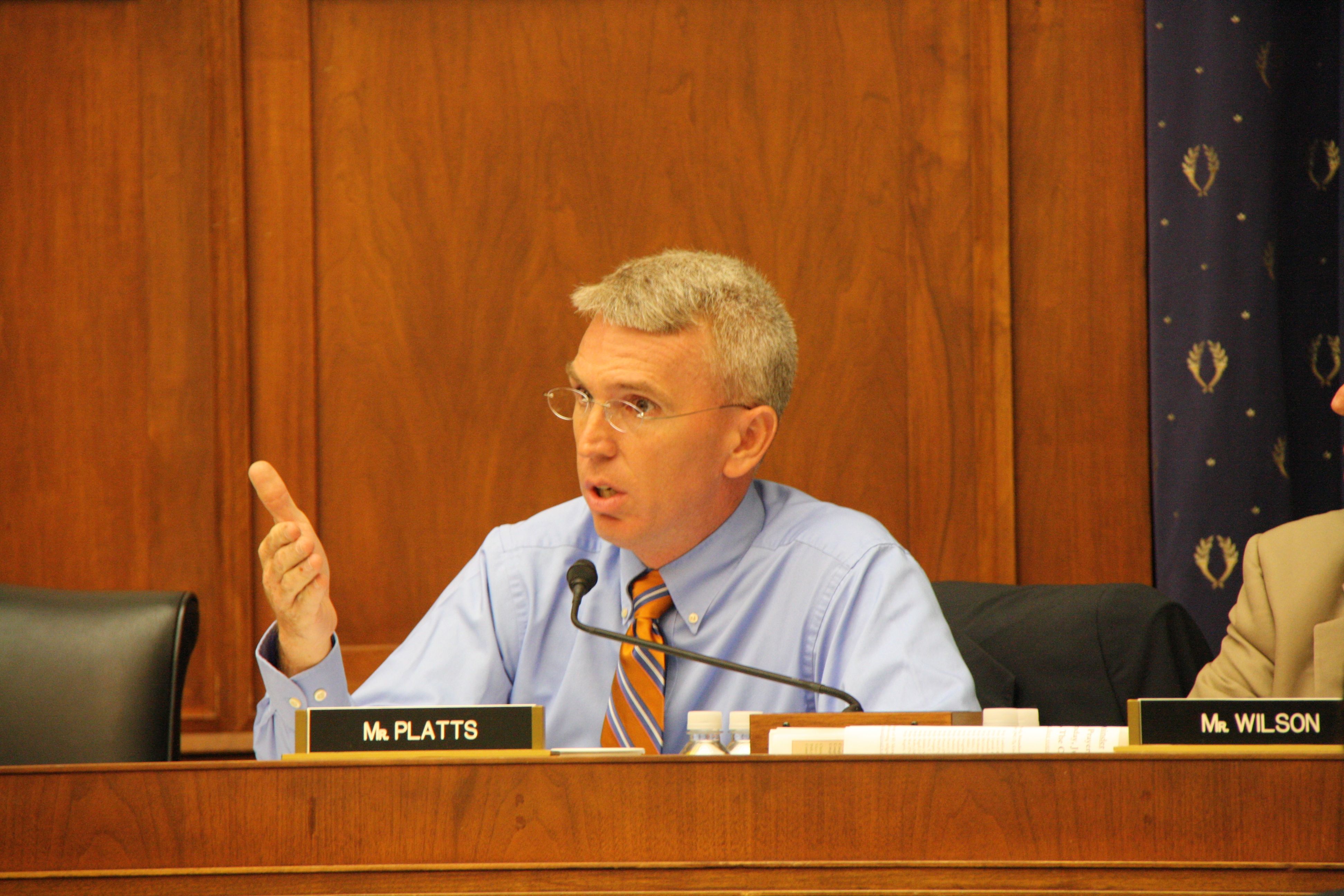 Congressman Platts voices his opposition to the NLRBs proposed changes to the union election process at a recent hearing.