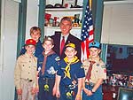 Congressman Todd Platts recently greeted scouts from Webelo Den #5, Pack 34 in his York County District office