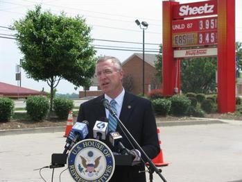 Rep. Murphy Urges Congressional Action on Energy Prices During Press Conference at a Sheetz service station in Robinson Township.