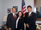 Herger meets with Mike and Mary Gonzales to discuss the suicide prevention bill named after their daughter Suzy (2008)