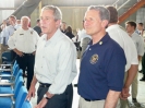 Herger and President Bush visit Redding to tour the fires (2008) 